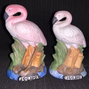 Florida Flamingo  Salt & Pepper Shaker